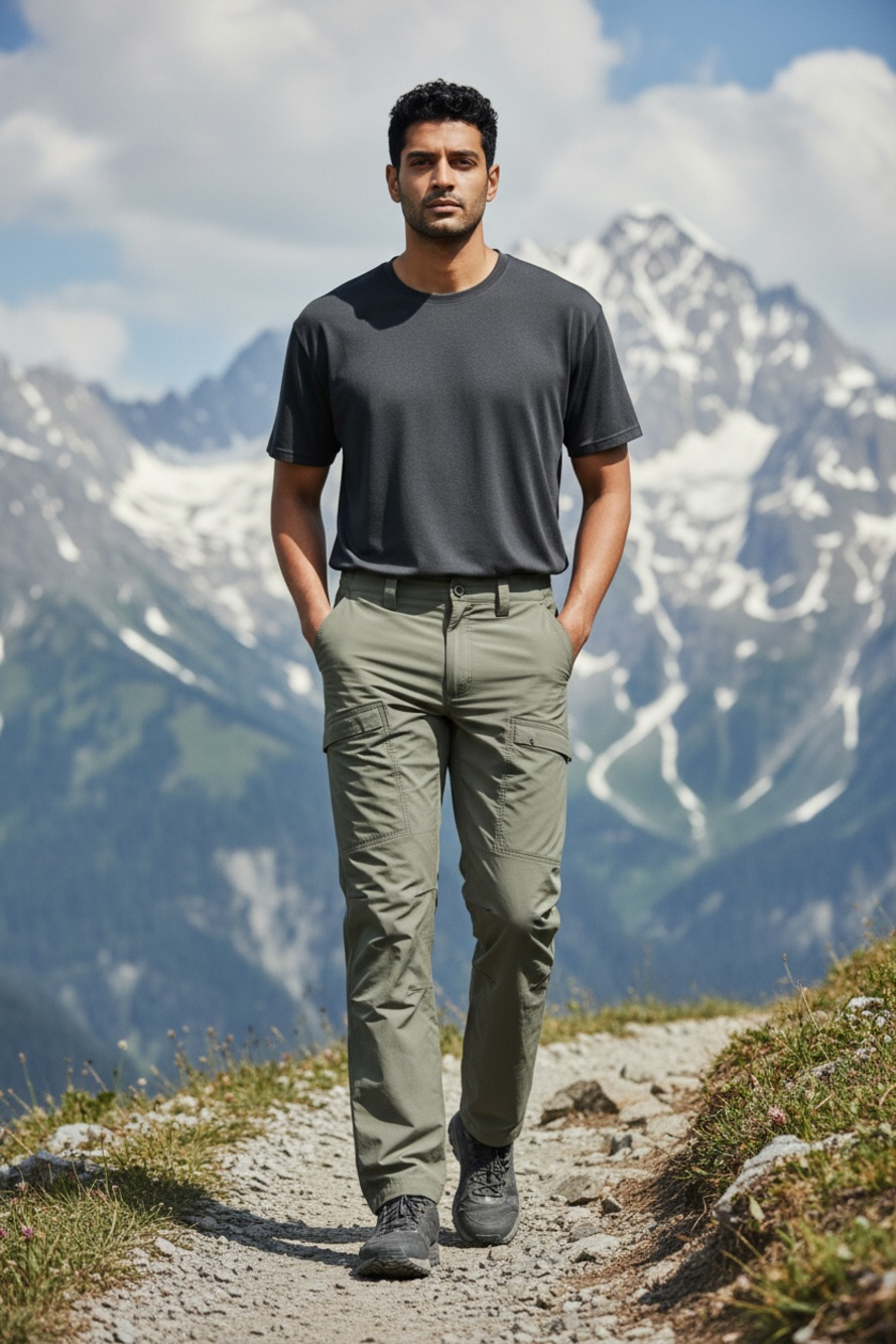 Free Soldier Tactical Gear Outdoor Hiking Cargo Pants Gray